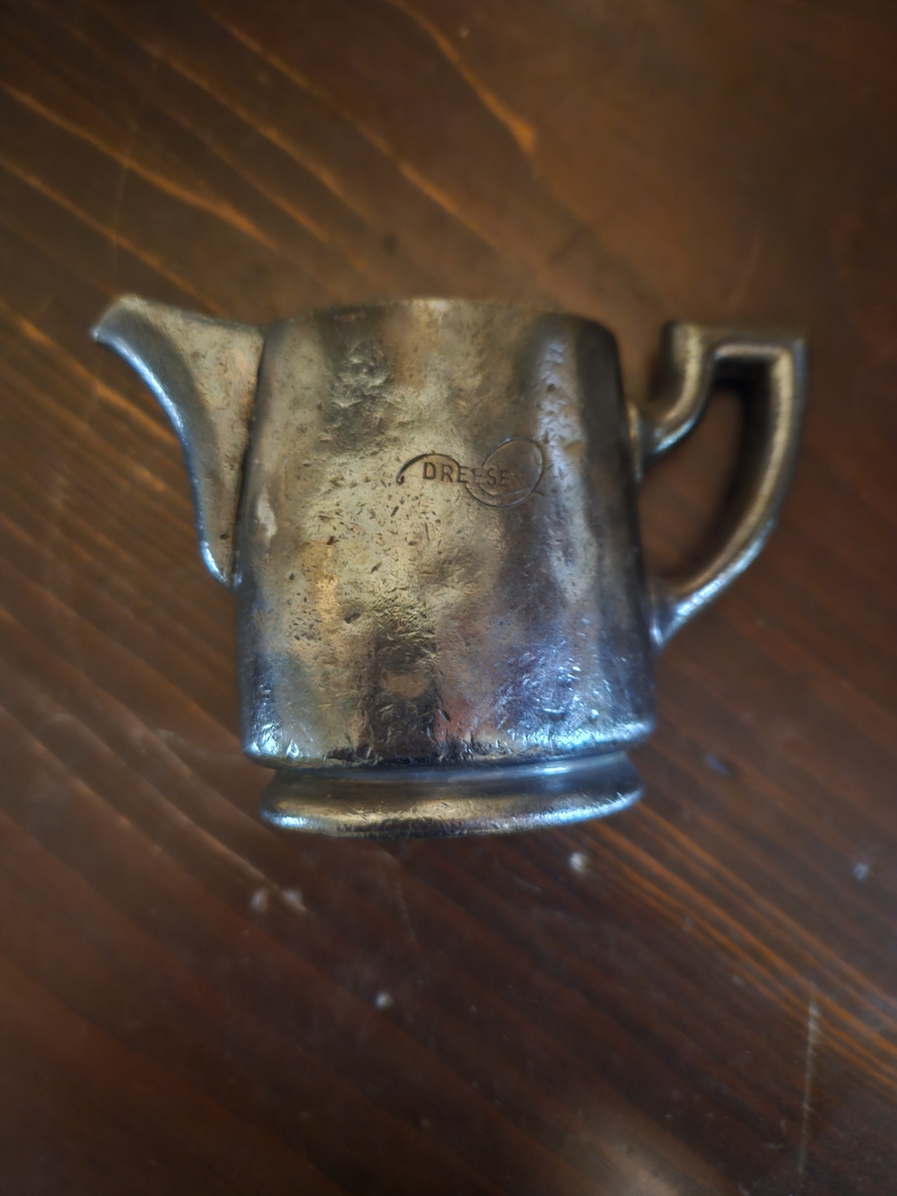 Silver-Tone Small Creamer Pitcher